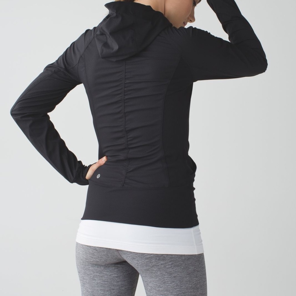 Lululemon In Flux Jacket, Black, Size 4 - Picture 2 of 10